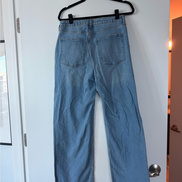 Old Navy Curvy Sky High Wide Leg Jeans - Picture 3 of 3